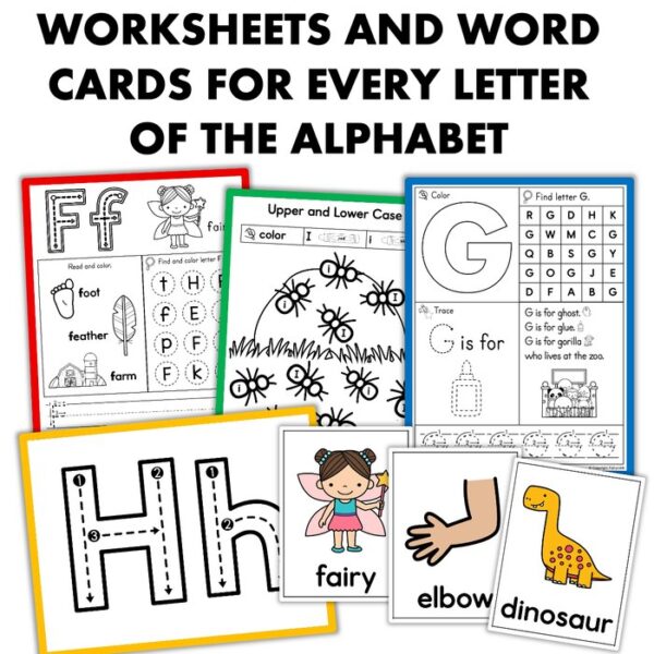 letter of the week worksheets